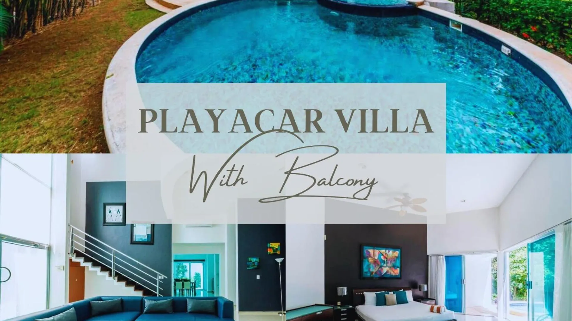 Tropical Private Pool Villa In Gated Upscale Area Playa del Carmen